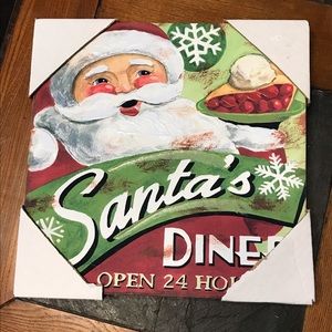 NEW Santa’s Diner picture 12X12